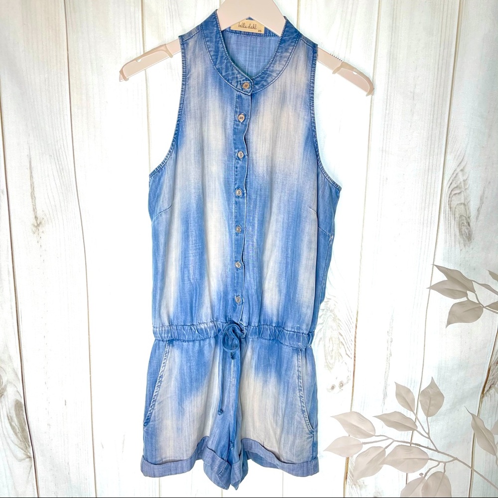 Bella Dahl Jean Button Down Romper